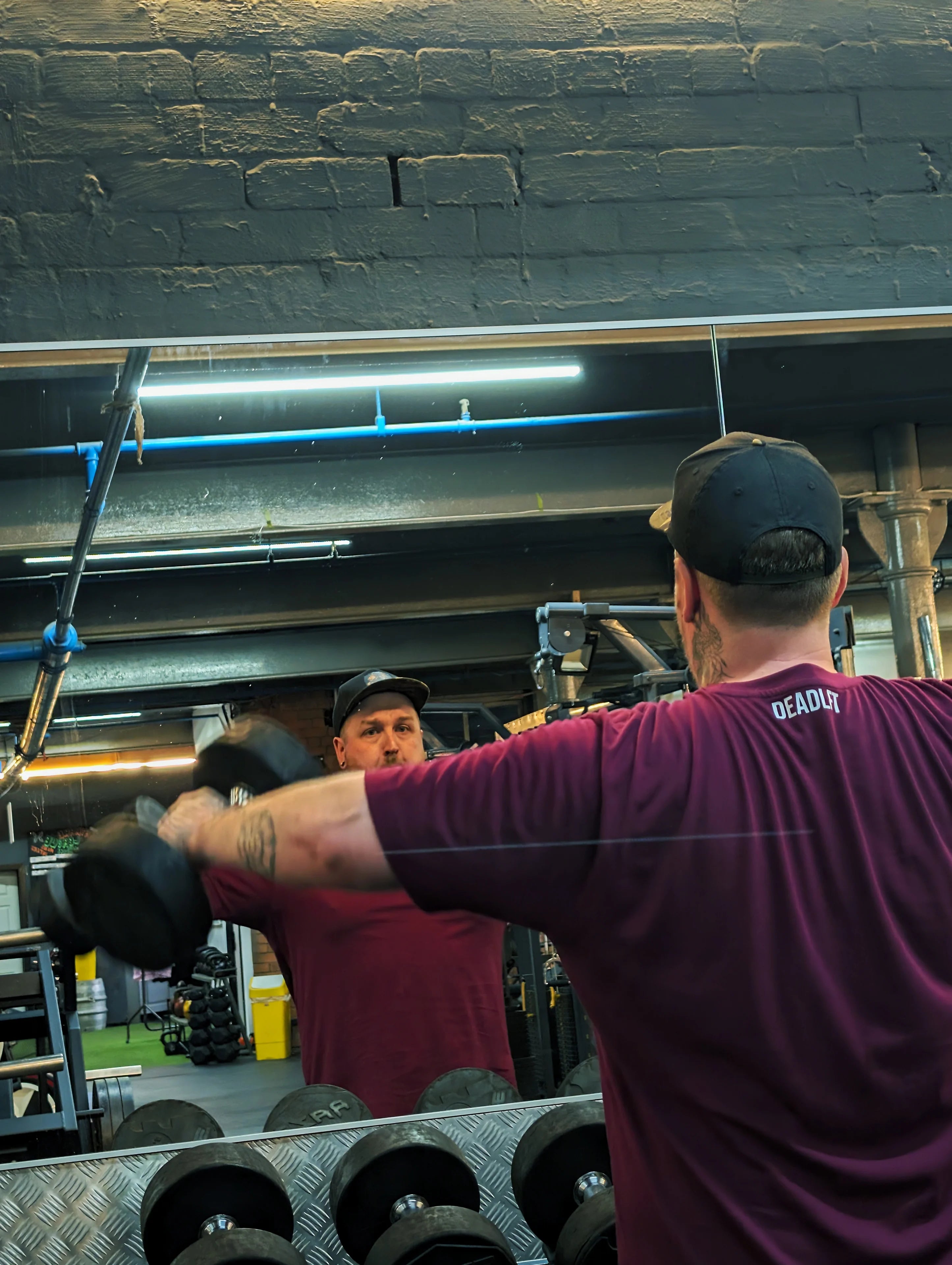 Burgundy Staple Tee