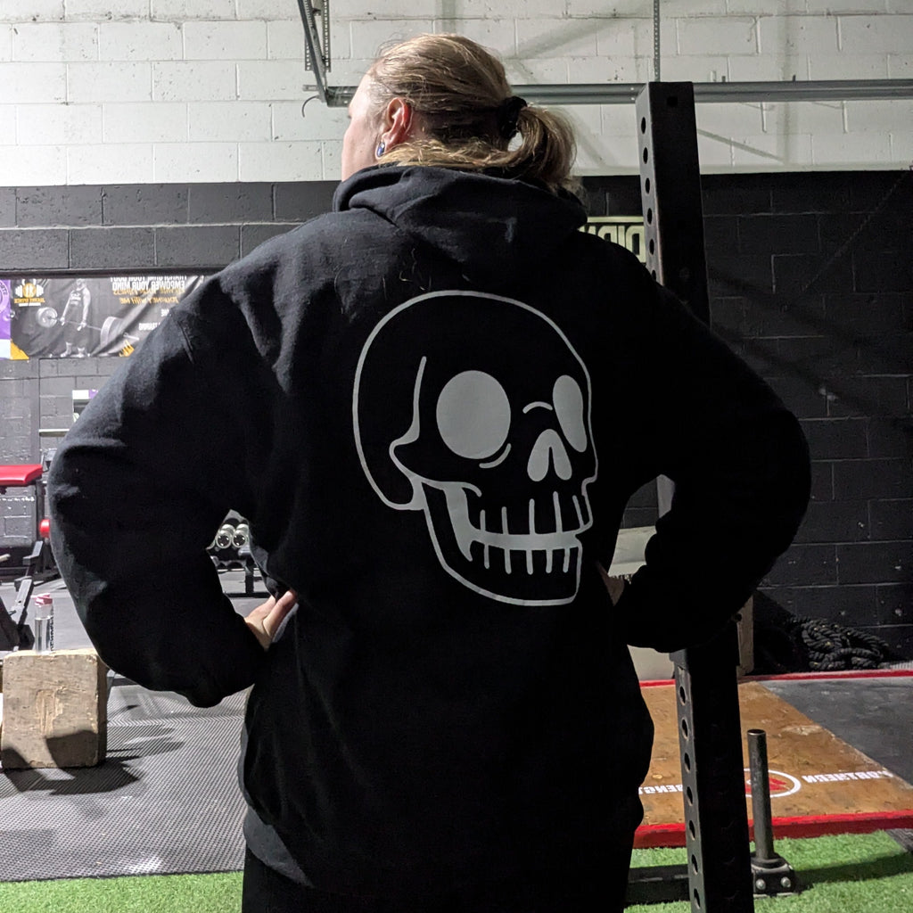 DEADLFT Skull Hoodie - Black