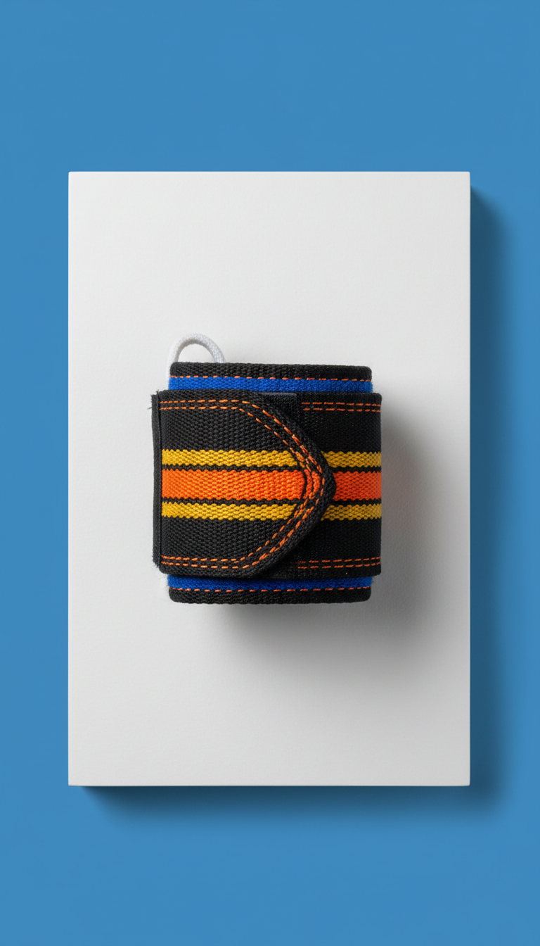 Heavy-Duty Wrist Wraps with Hook-and-Loop Closure
