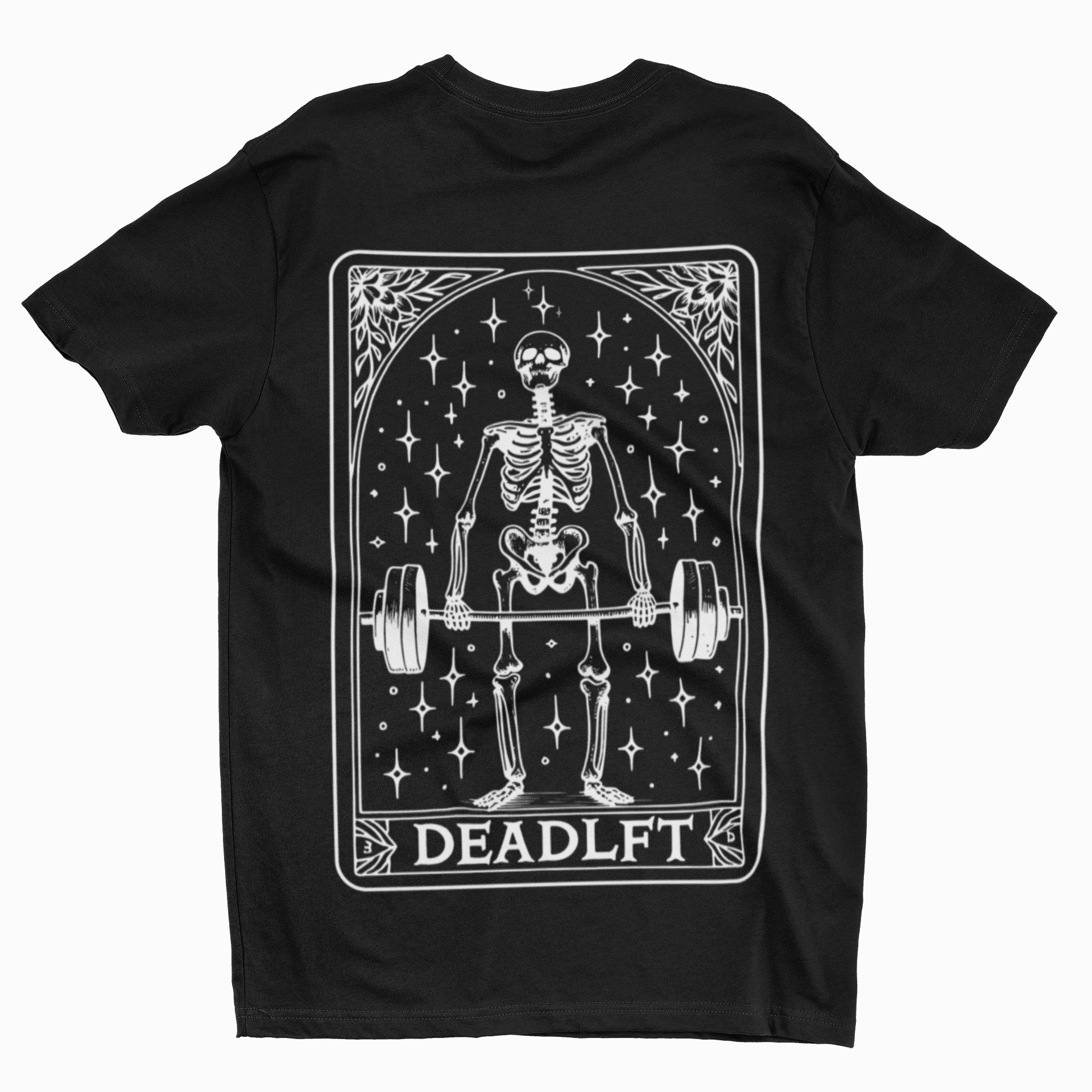 DEADLFT Skelly Tarot Cotton Tee - Black