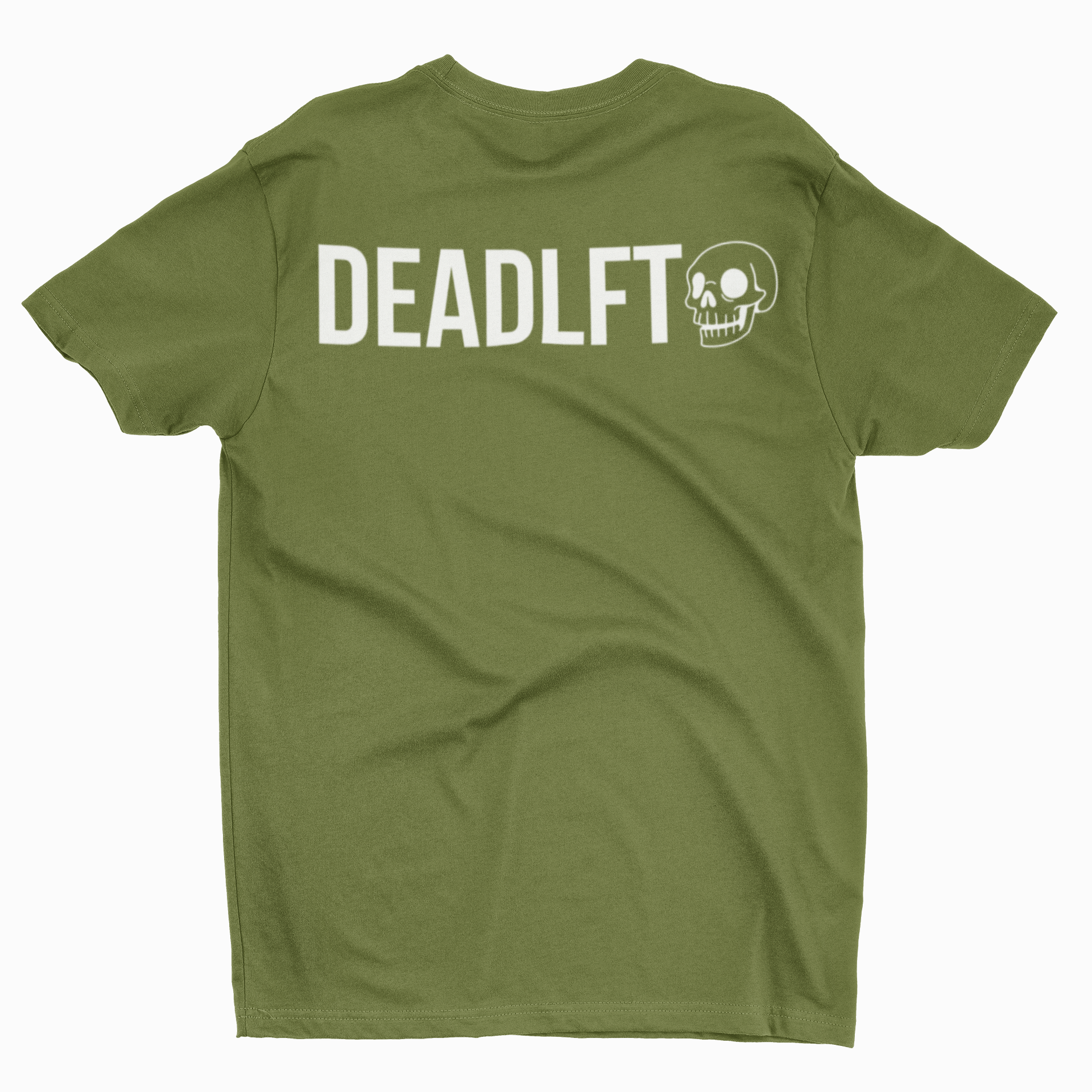 DEADLFT Back Logo Tee - Military Green