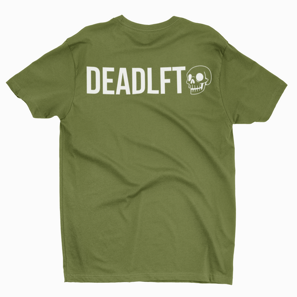 DEADLFT Back Logo Tee - Military Green