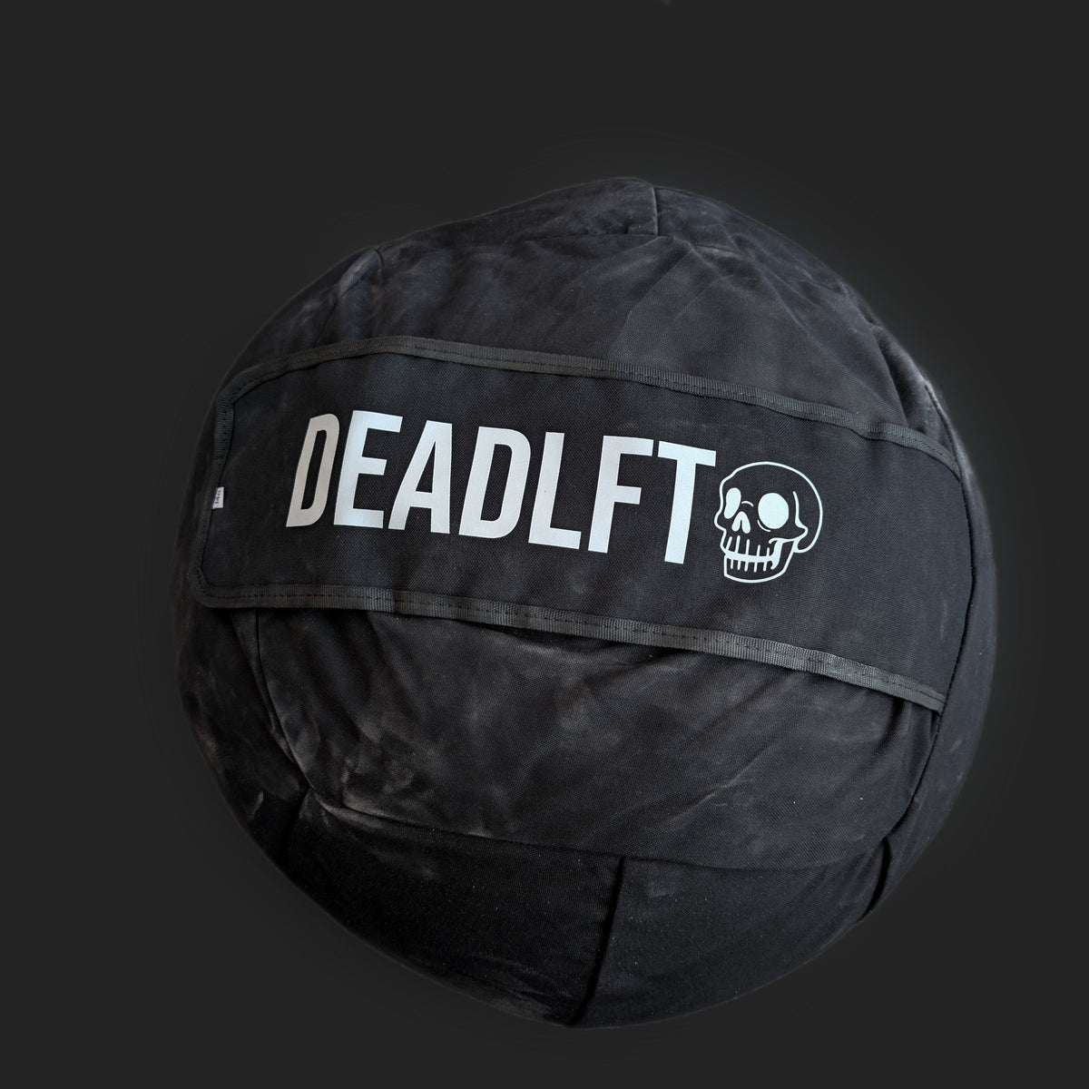 Strongman Sandbag ball bag atlas sandstone stone black with deadlft branding 